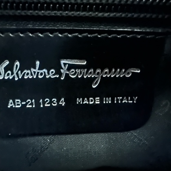 Salvatore Ferragamo taupe and yellow bag with double straps AB-21 1234 - Picture 6 of 7